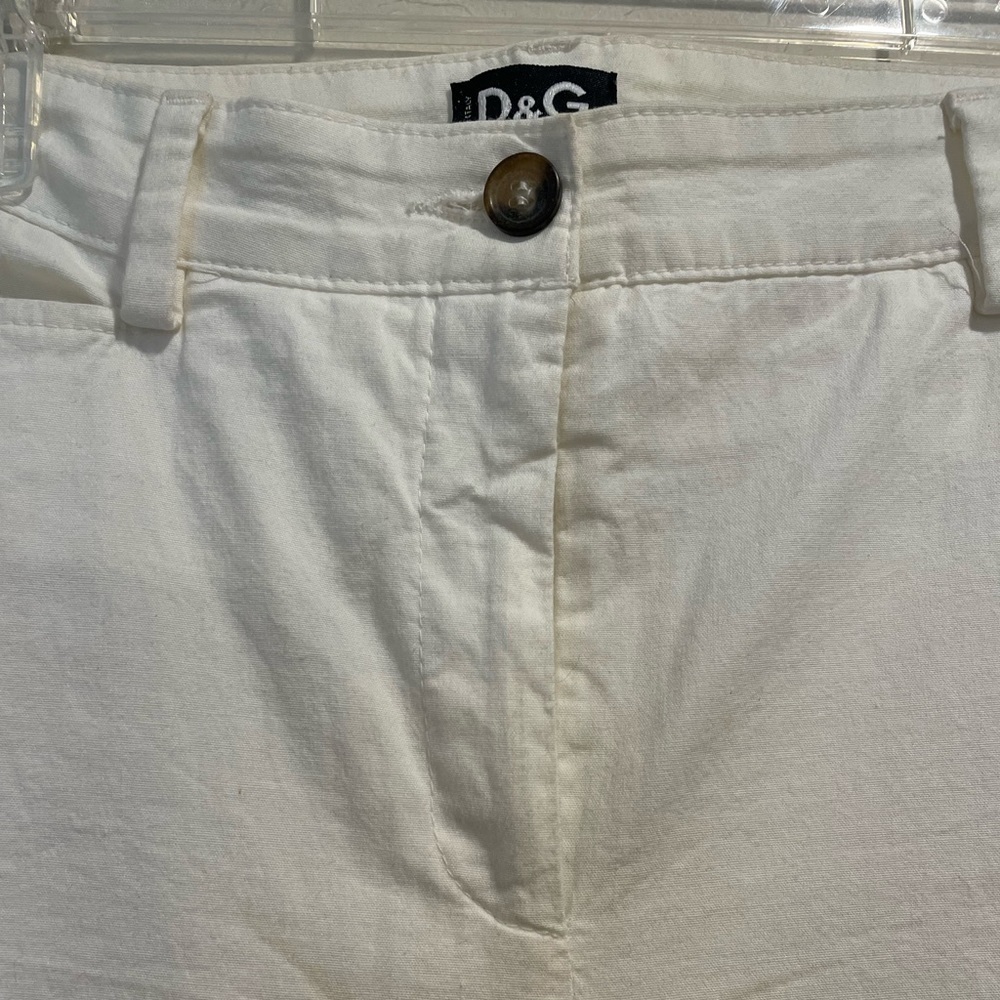 Vintage D&G White Pants Size 28 - Picture 3 of 4